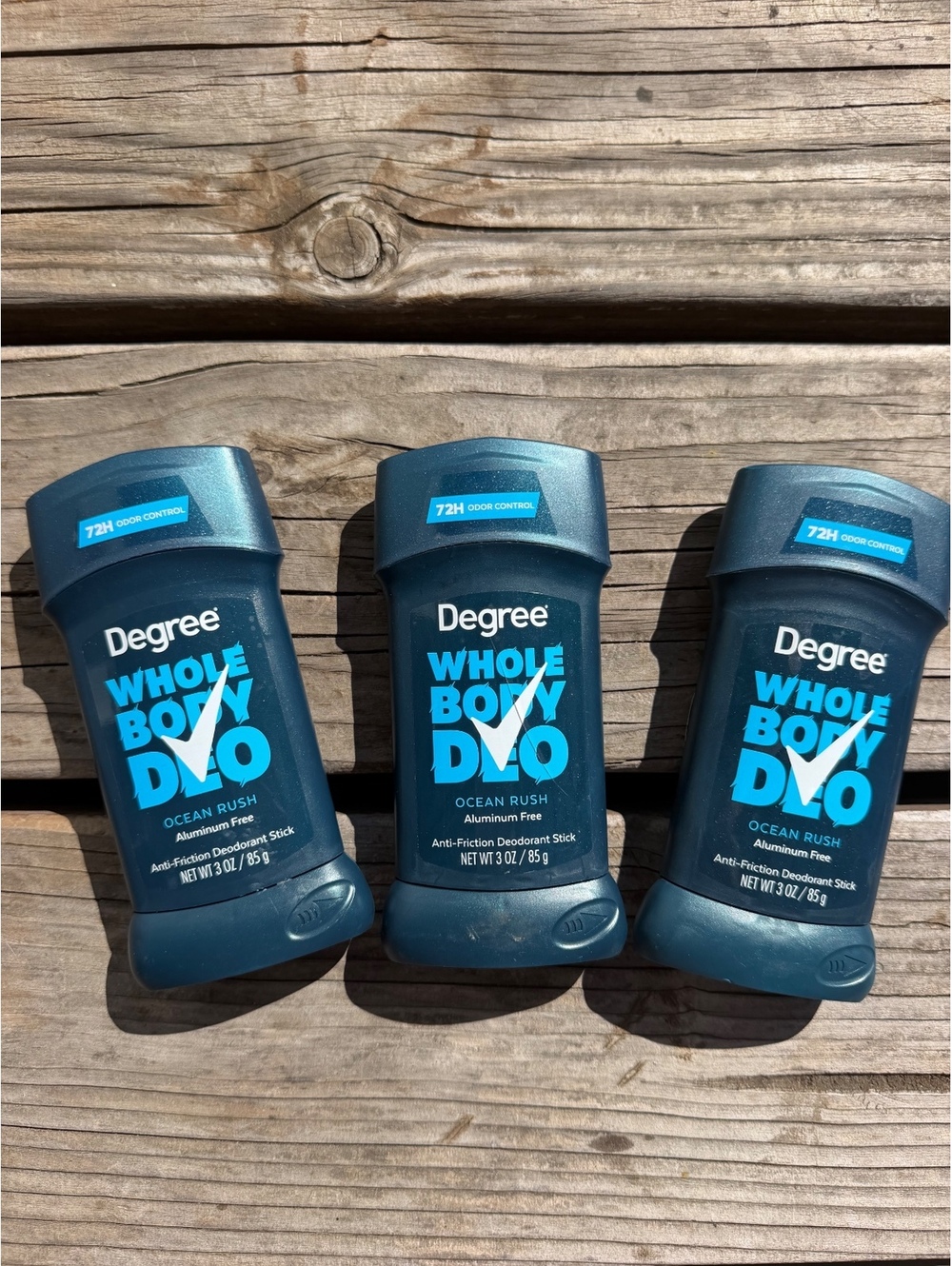 Degree Men’s Whole Body Deodorant Ocean Rush 3 pack